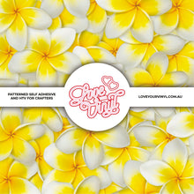 Load image into Gallery viewer, Yellow Frangipani Patterned Vinyl LYV_485
