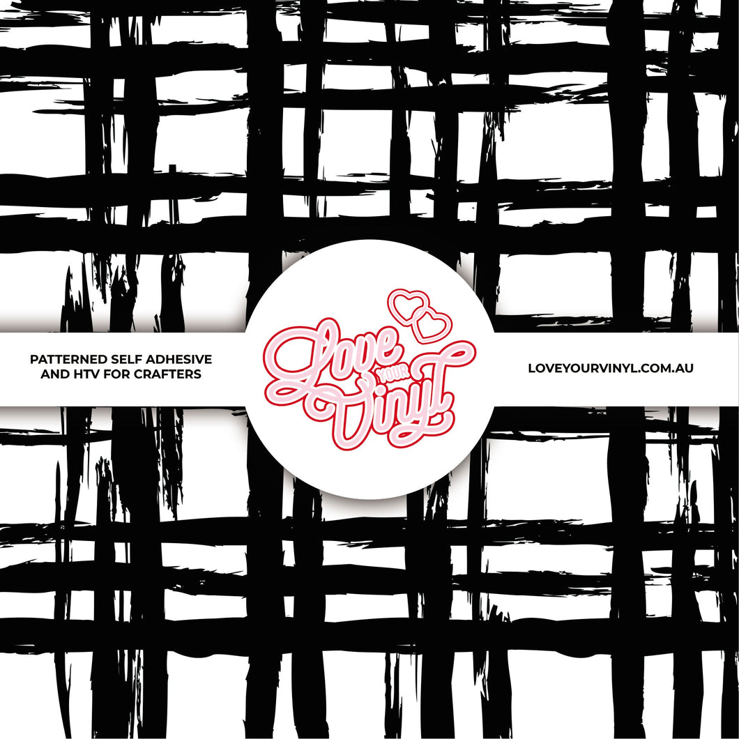Grunge Texture Brush Strokes Patterned Vinyl LYV_490