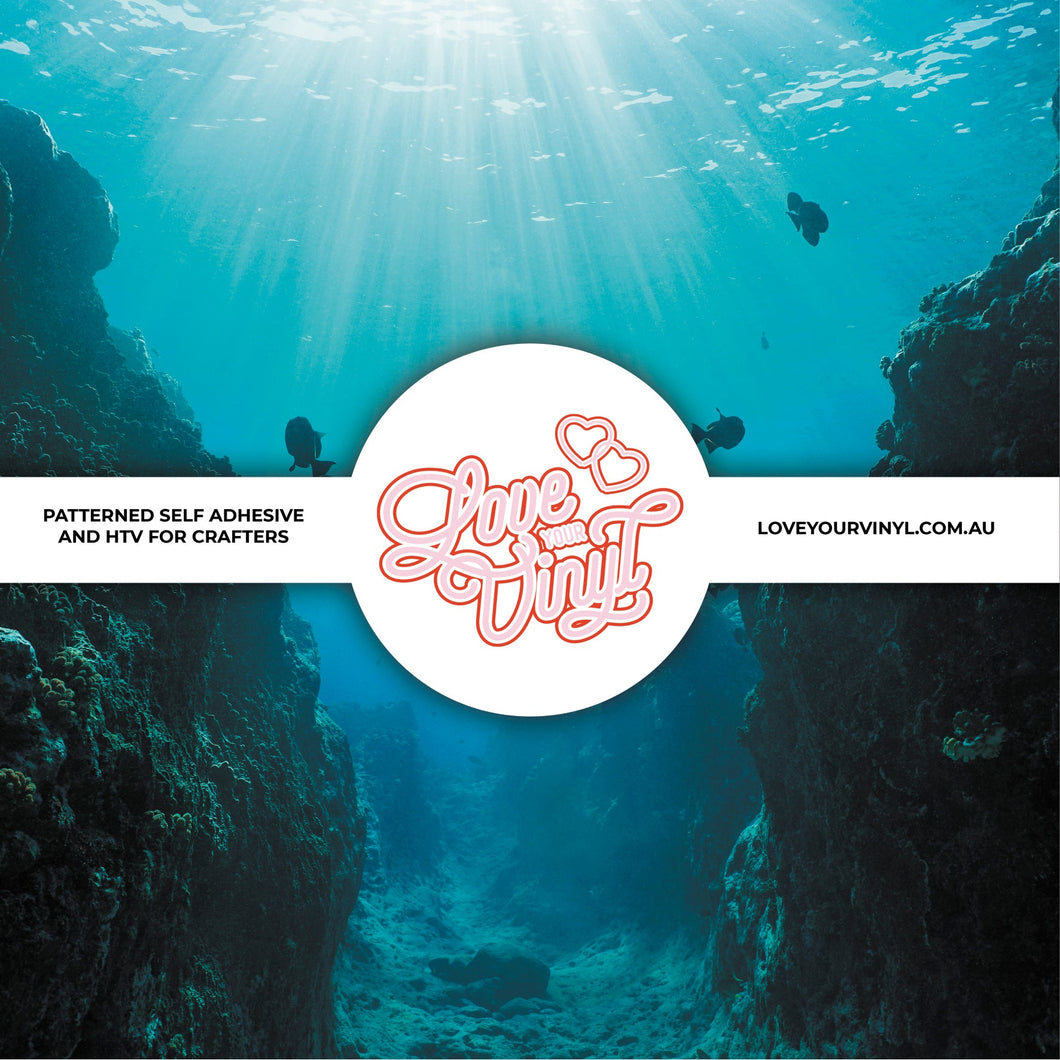 Deep Ocean Coral Patterned Vinyl LYV_521