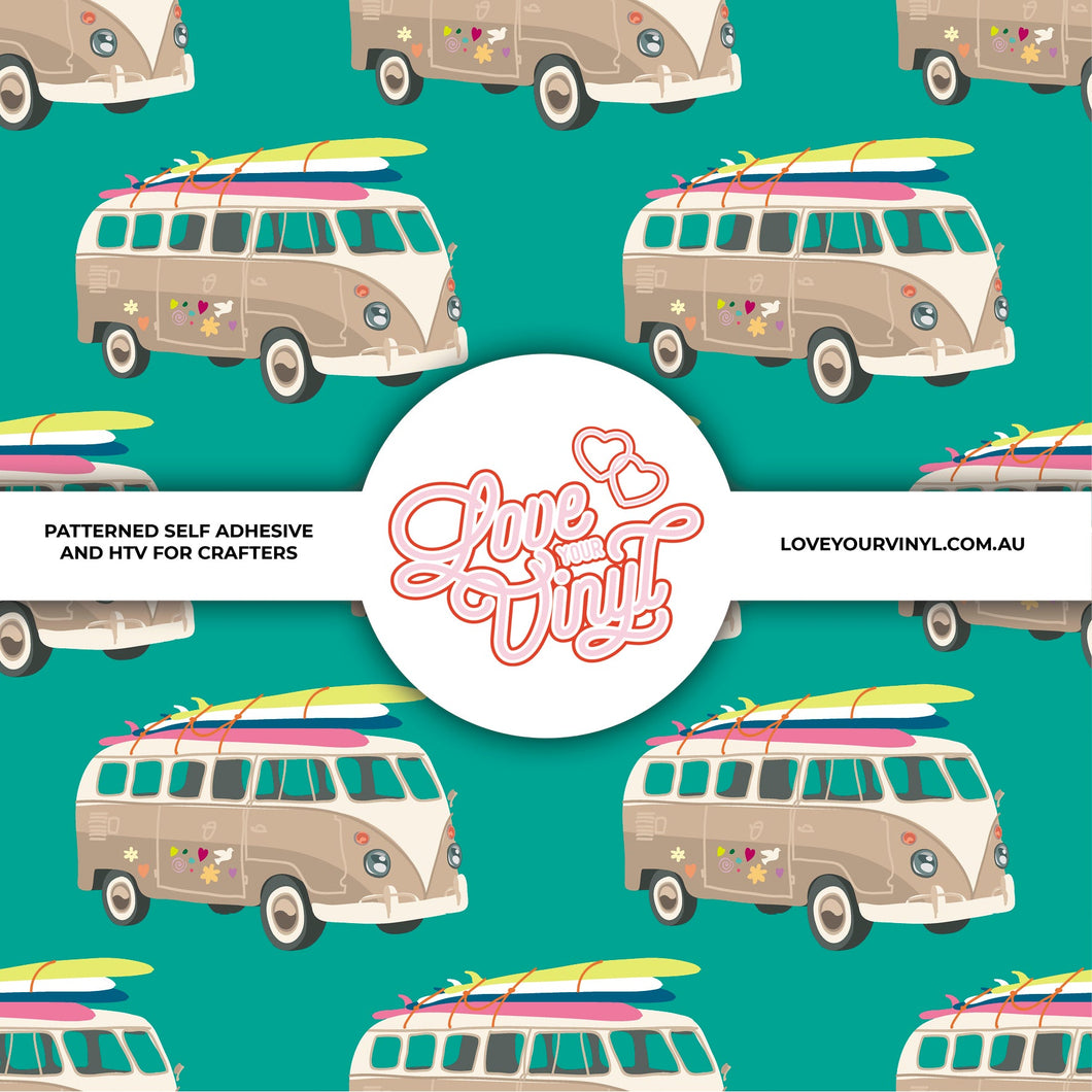 Kombi Van Patterned Vinyl LYV_524