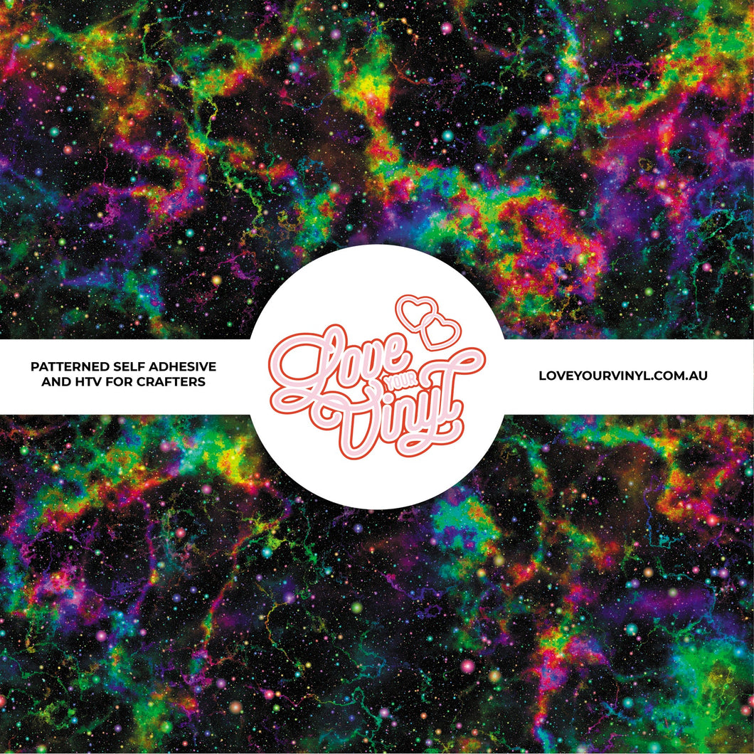 Rainbow Galaxy Patterned Vinyl LYV_531