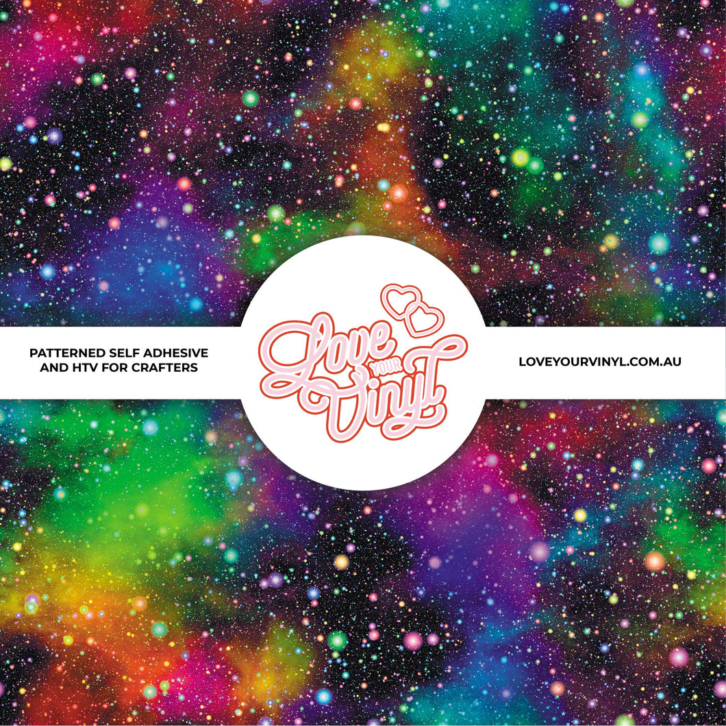 Rainbow Galaxy Patterned Vinyl LYV_535