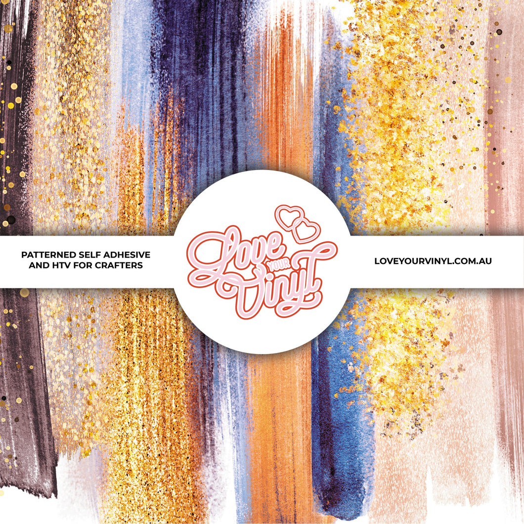 Brush Strokes Patterned Vinyl LYV_569