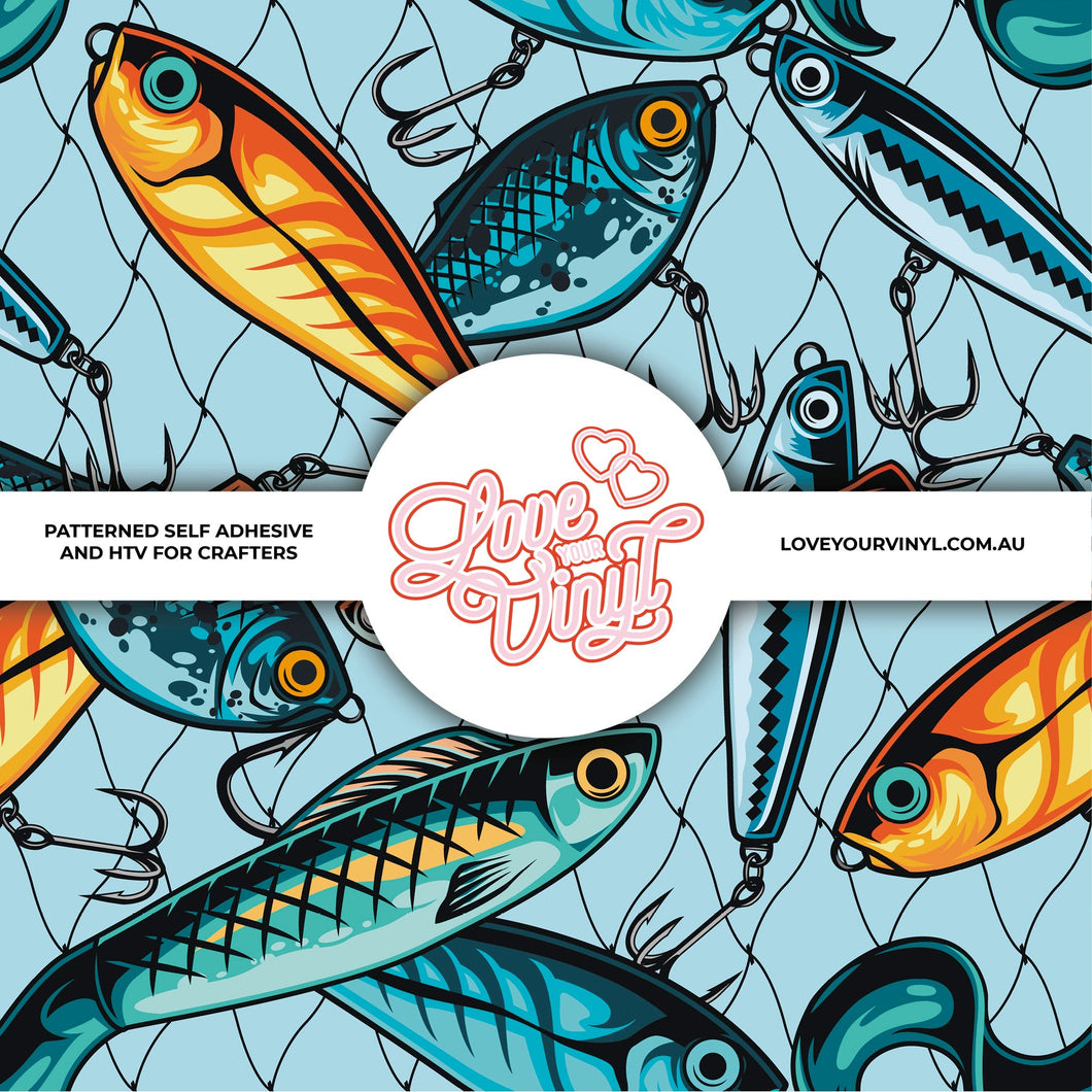 Fishing Patterned Vinyl LYV_577