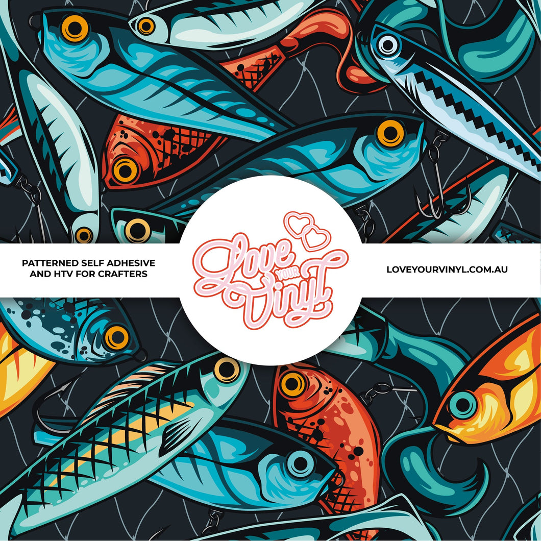 Fishing Patterned Vinyl LYV_578