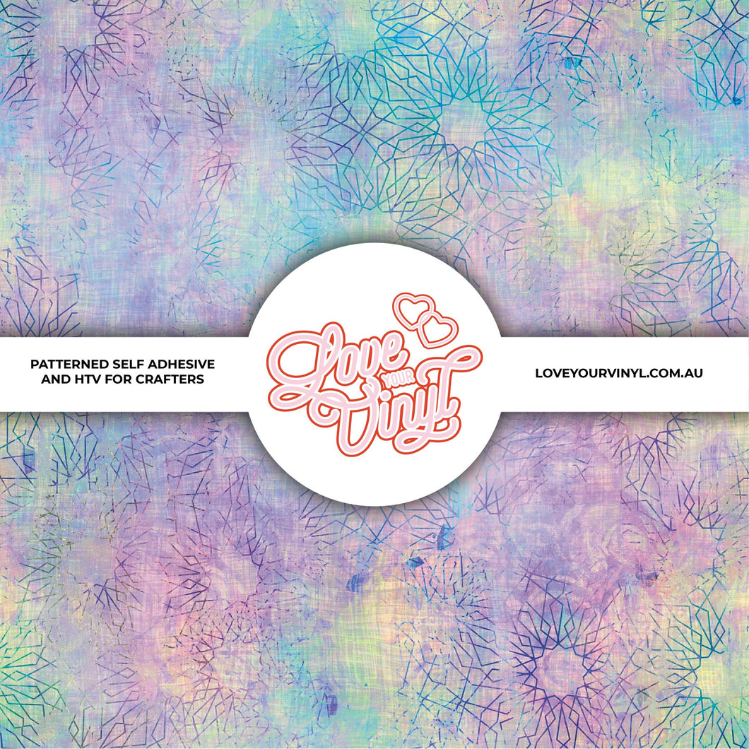 Pastel Geometric Patterned Vinyl LYV_599