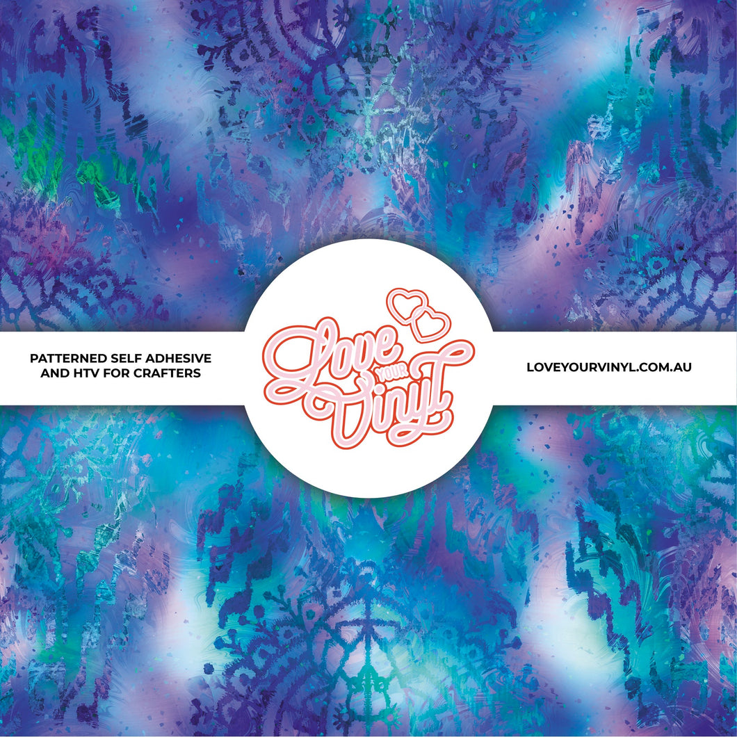 Mystic Blue Patterned Vinyl LYV_608