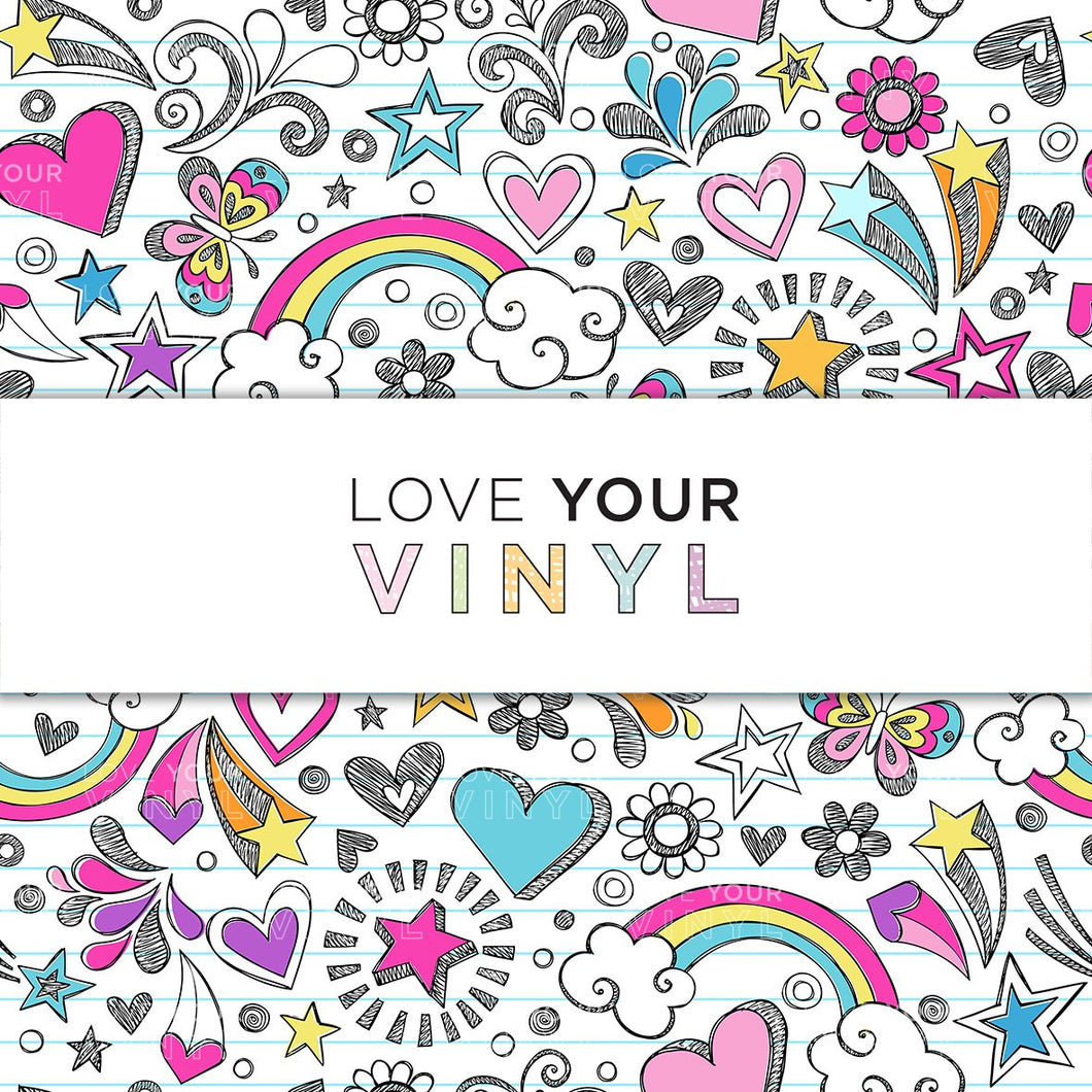 Rainbow For The Girls Patterned Vinyl LYV_708