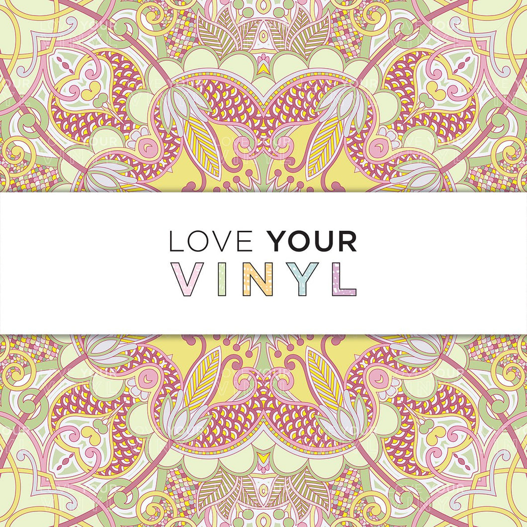 Pastel Mandala Patterned Vinyl LYV_721