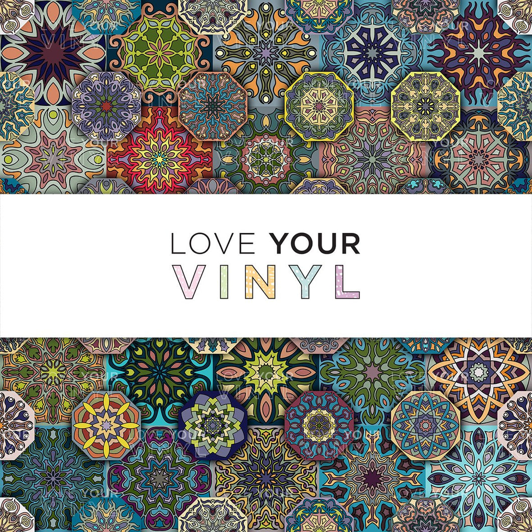 Mandala Patterned Vinyl LYV_741