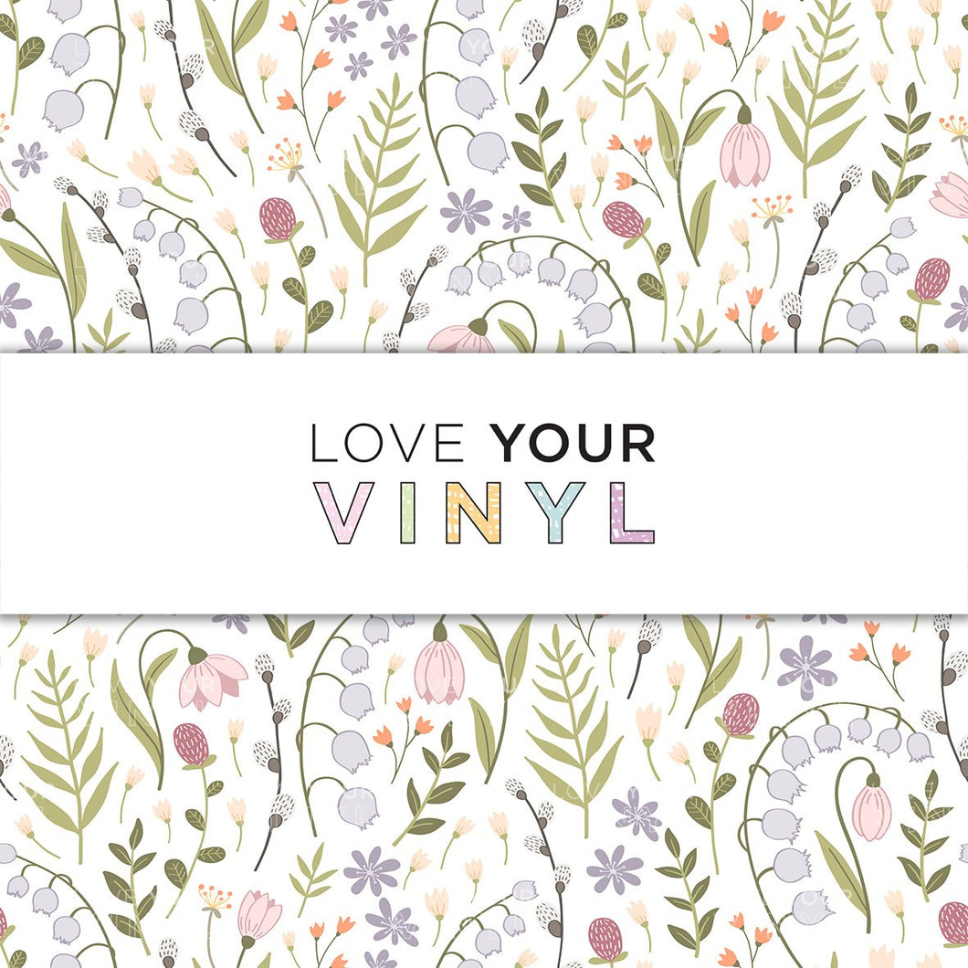 Floral Patterned Vinyl LYV_752