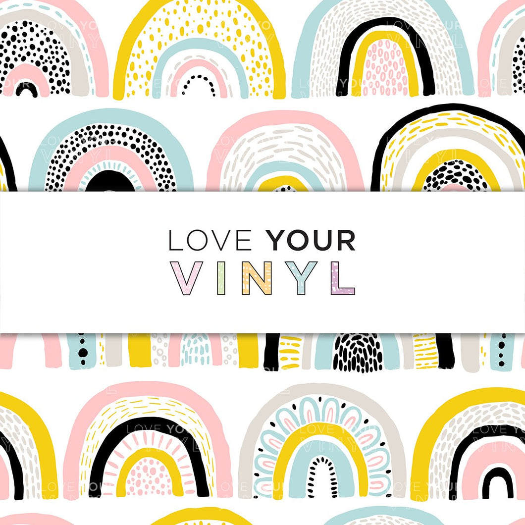 Rainbow Patterned Vinyl LYV_776