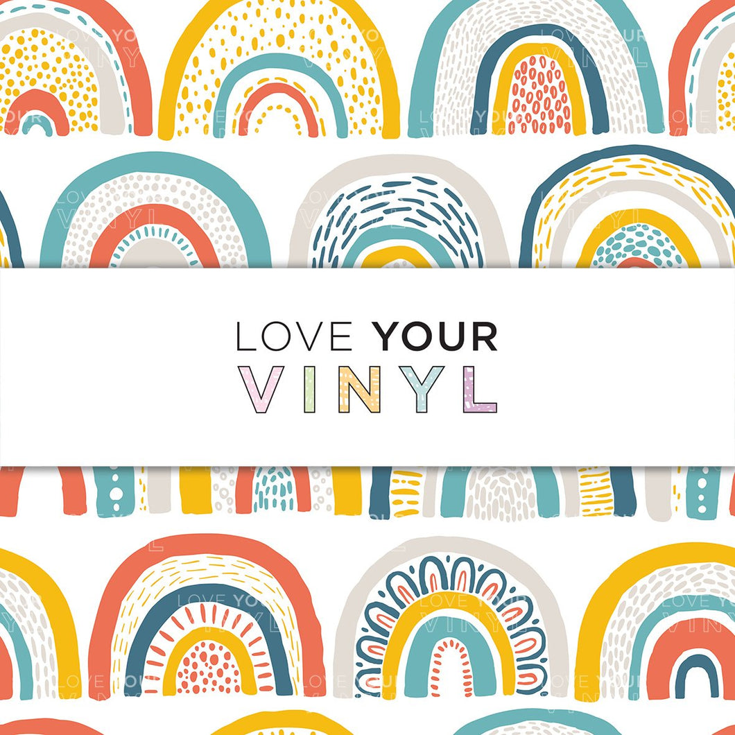 Rainbow Patterned Vinyl LYV_777