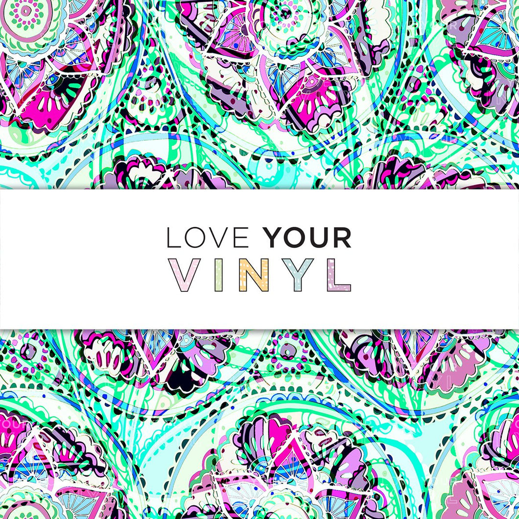 Mandala Paisley Patterned Vinyl LYV_797