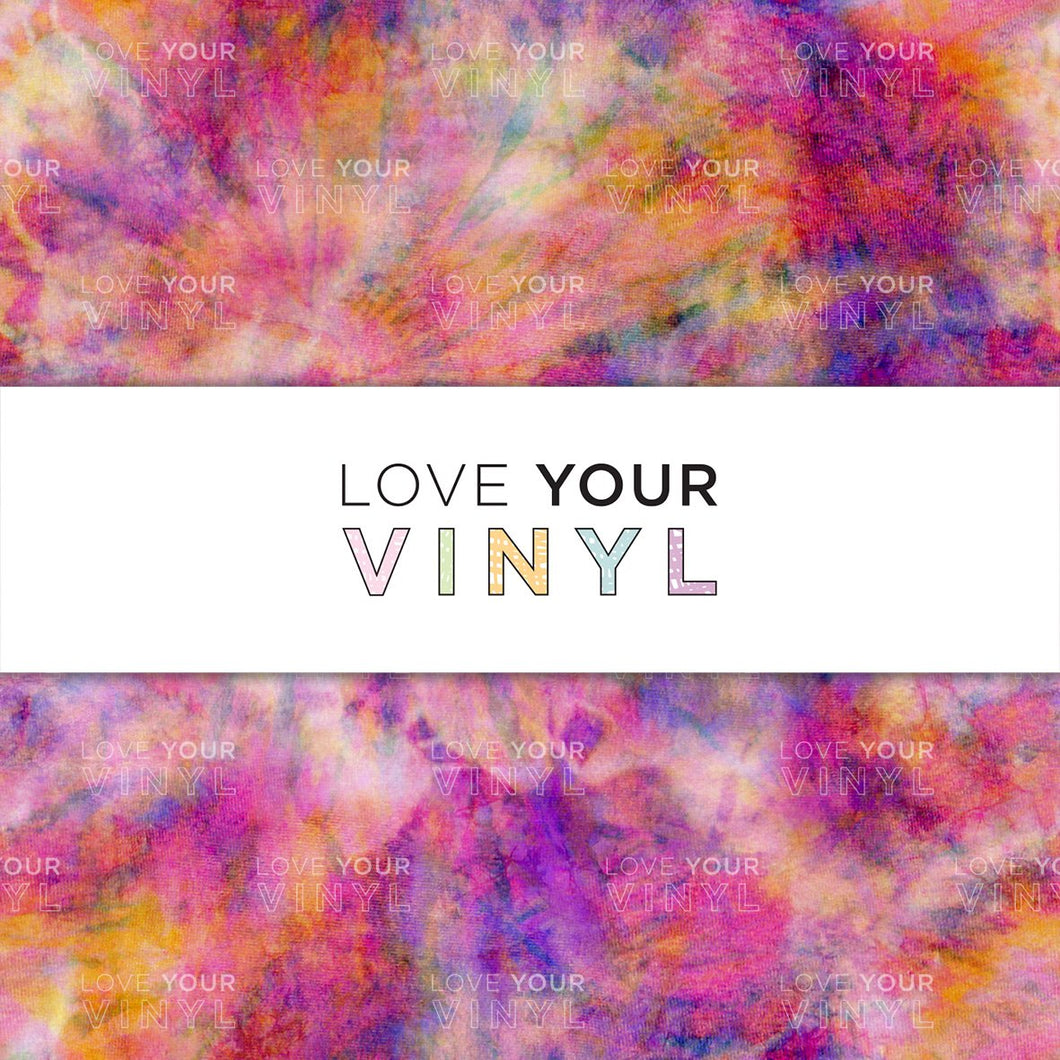 Tie Dye Patterned Vinyl LYV_818