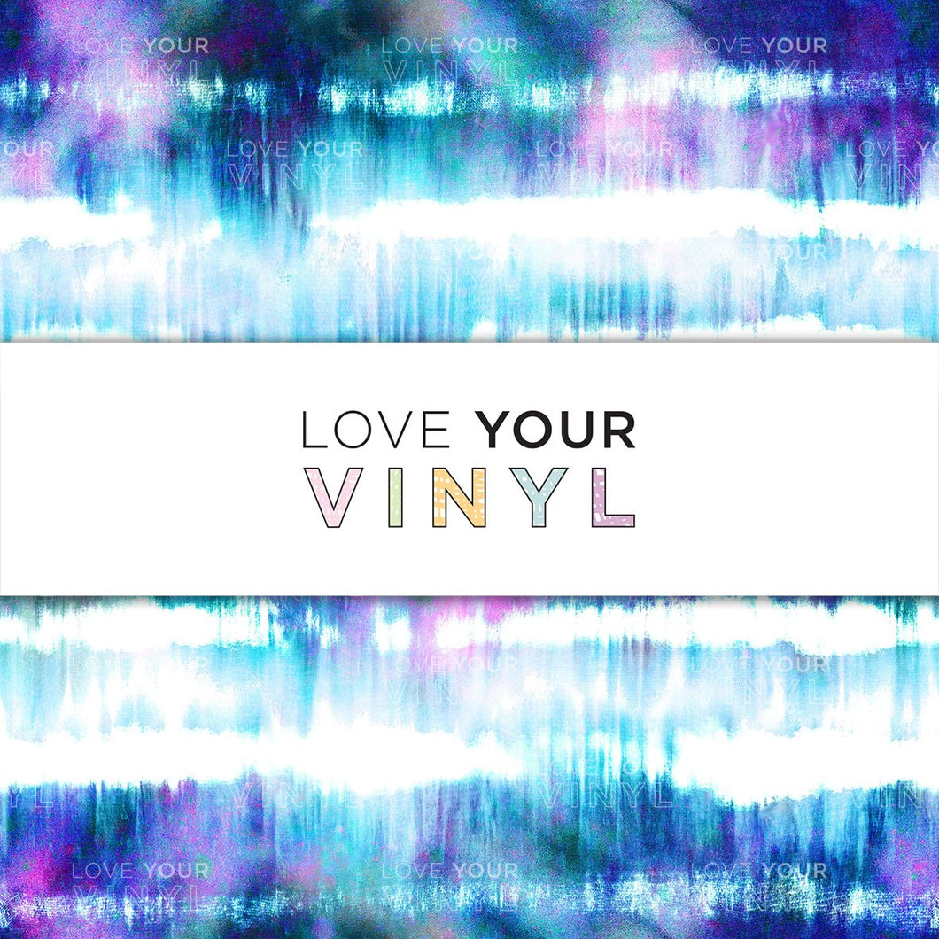 Blue Abstract Tie Dye Patterned Vinyl LYV_820