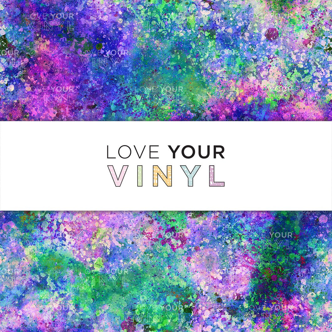 Speckle Tie Dye Abstract Patterned Vinyl LYV_821
