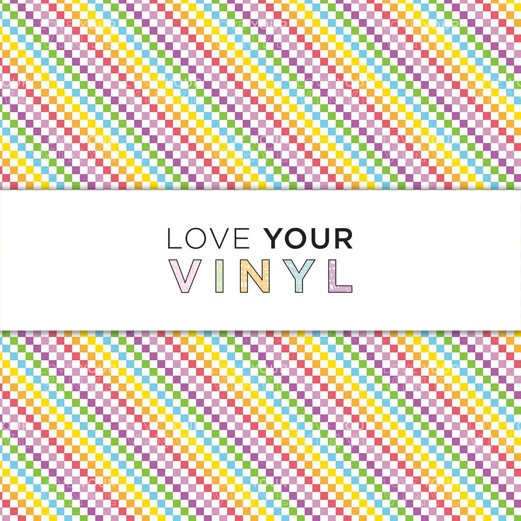 Rainbow Patterned Vinyl LYV_845