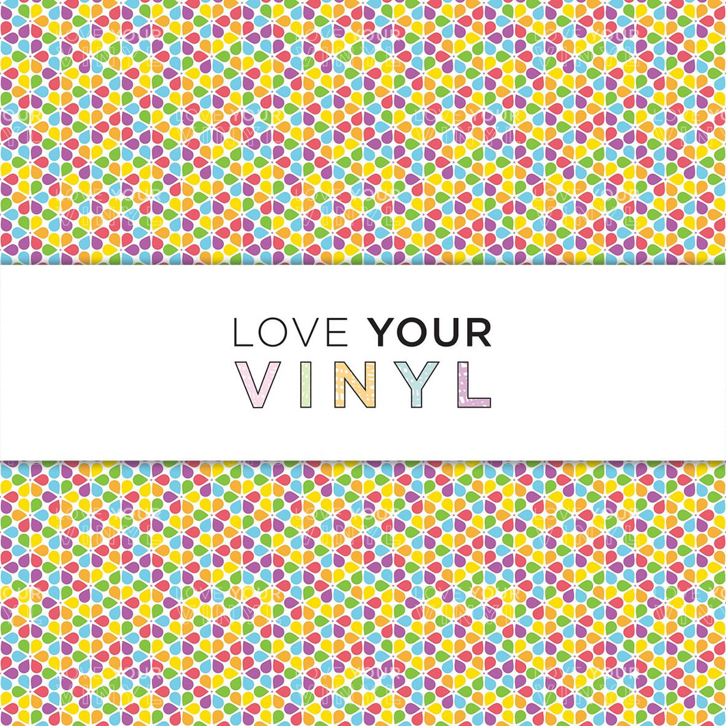 Rainbow Patterned Vinyl LYV_846