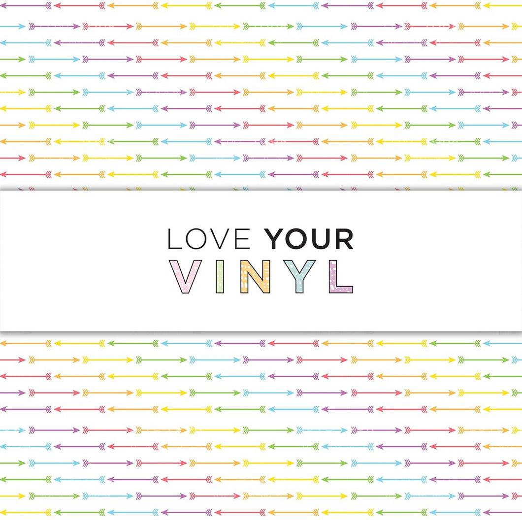 Rainbow Arrow Tribal Patterned Vinyl LYV_847