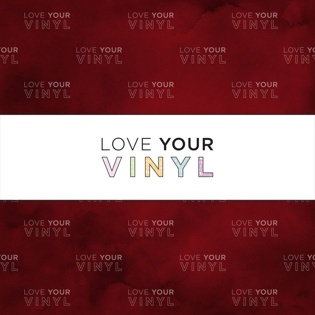 Red Watercolour Patterned Vinyl LYV_909
