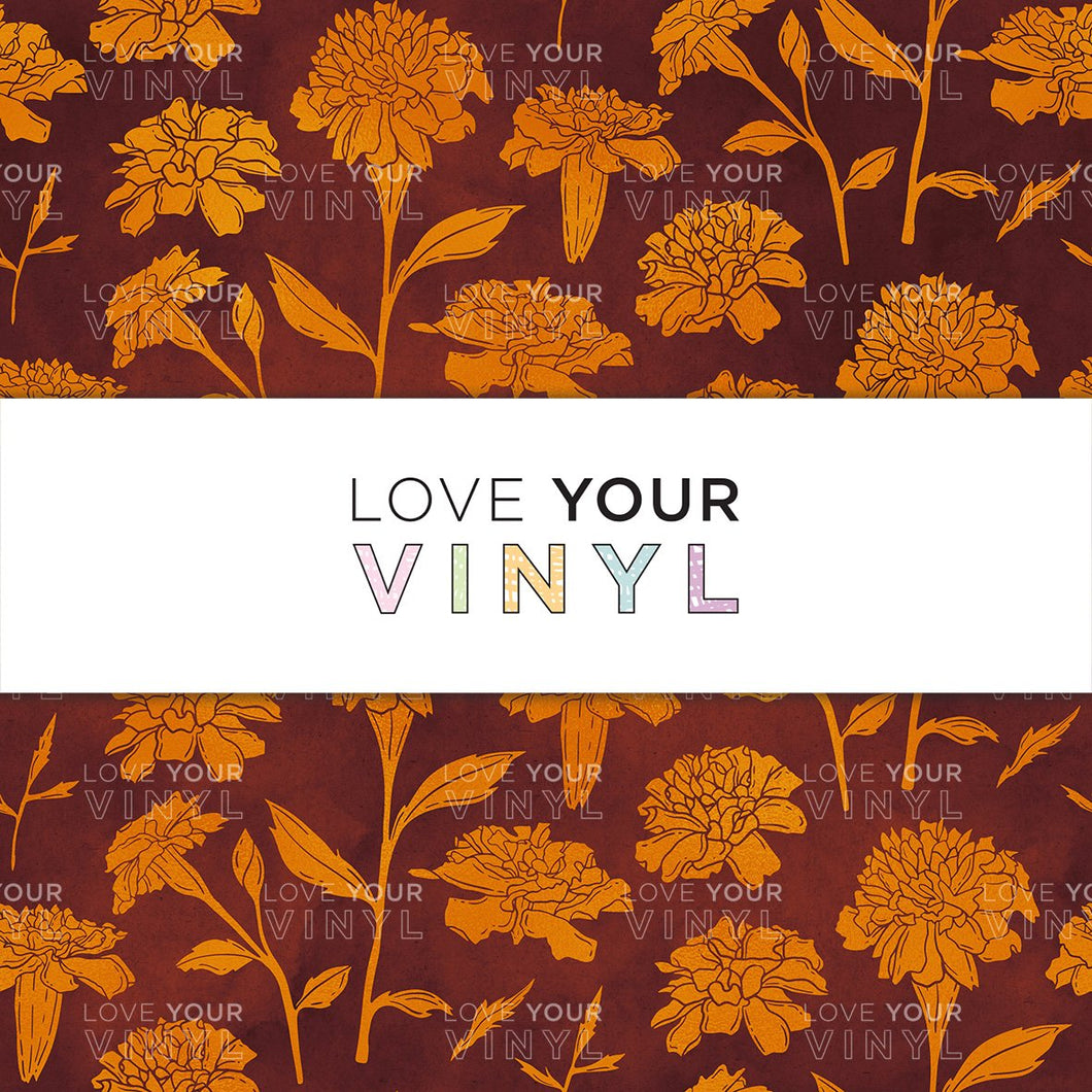 Floral Patterned Vinyl LYV_935
