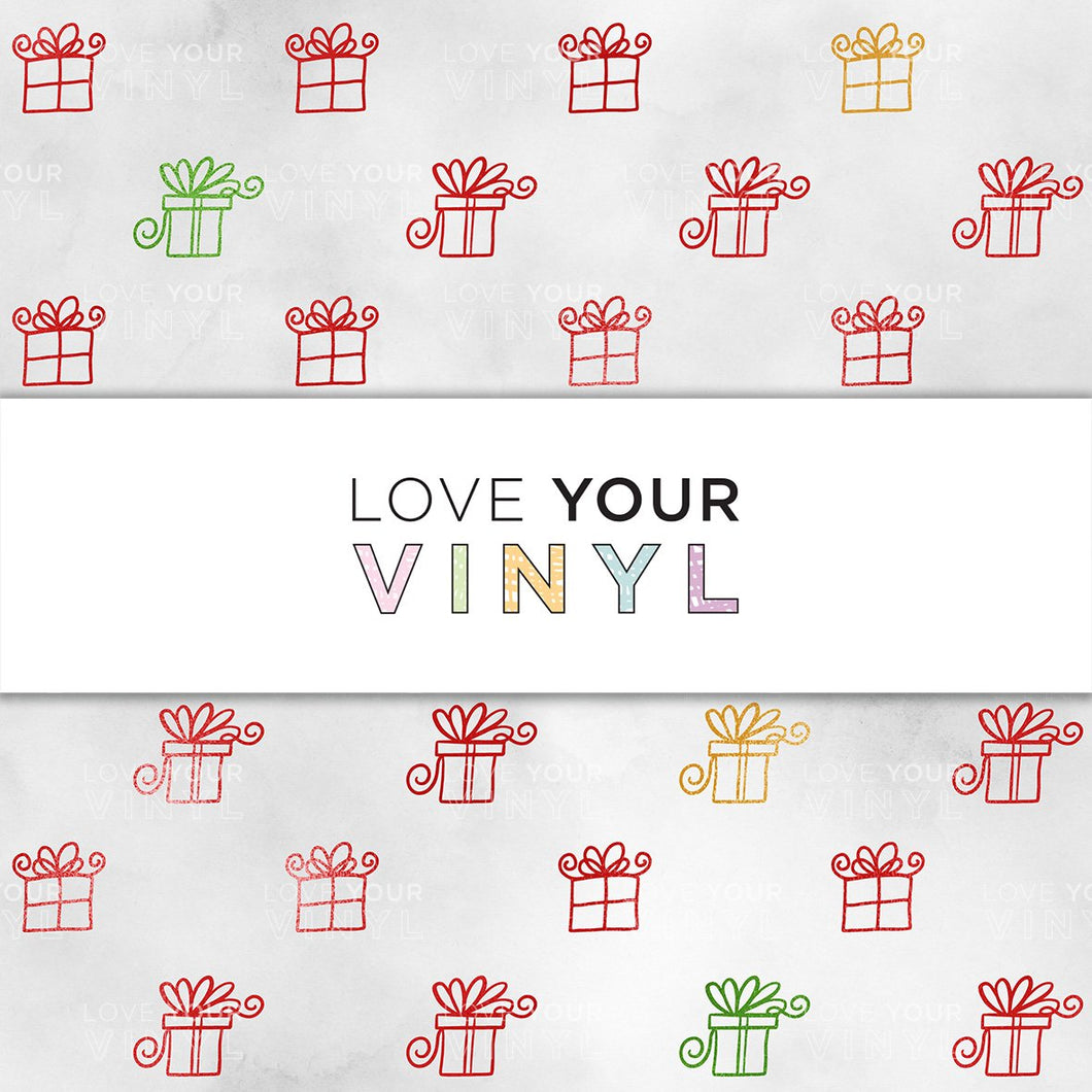 Christmas Presents Patterned Vinyl LYV_949