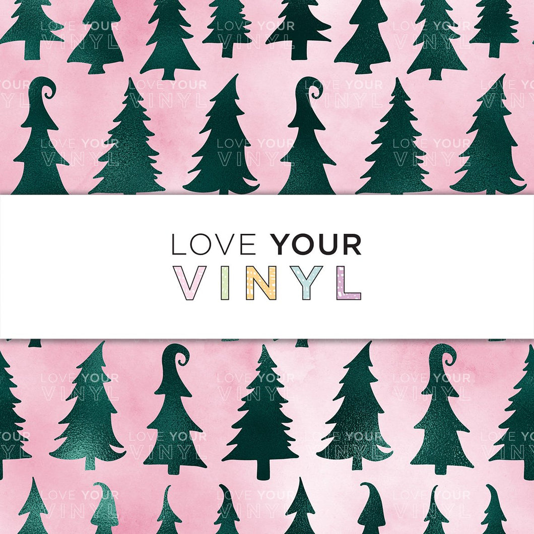 Christmas Trees Patterned Vinyl LYV_957