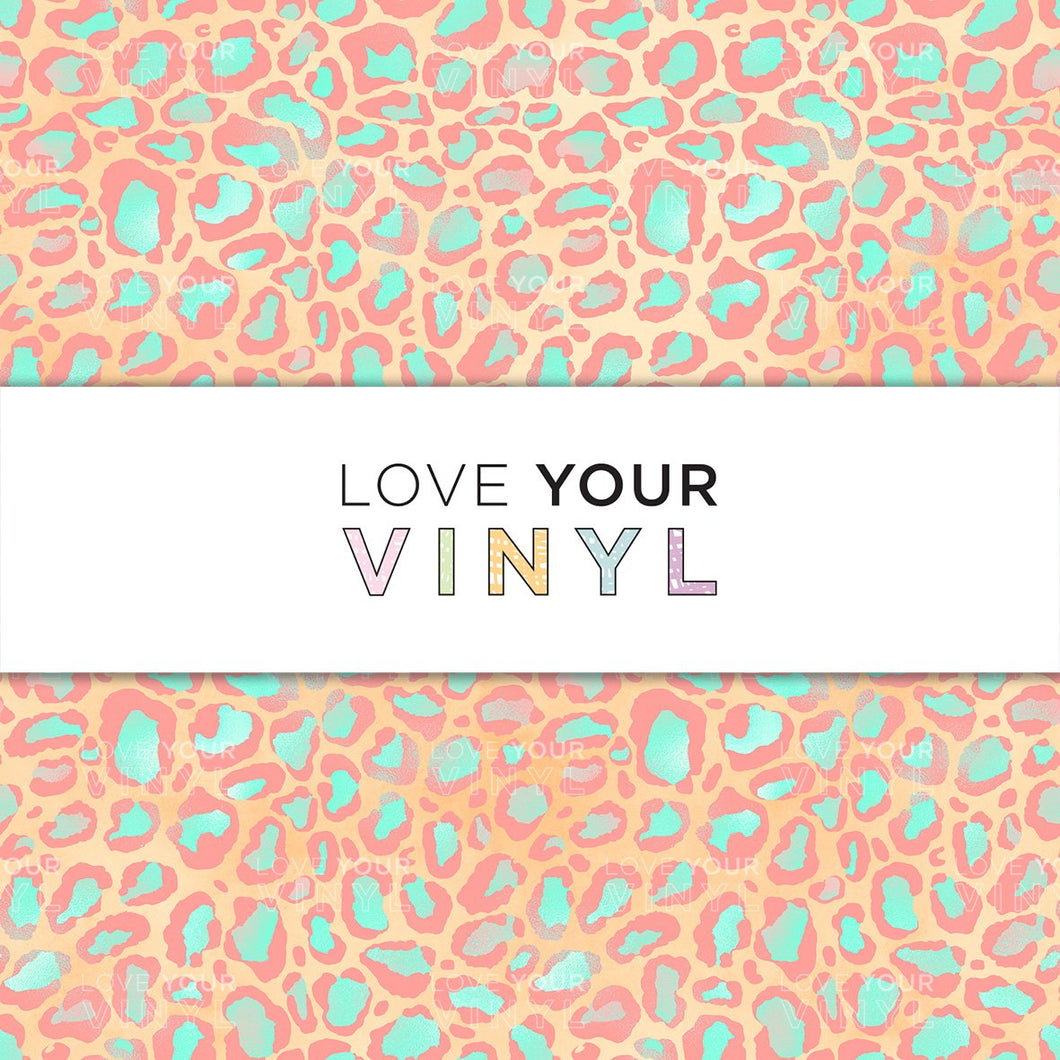 Leopard Print Animal Patterned Vinyl LYV_974
