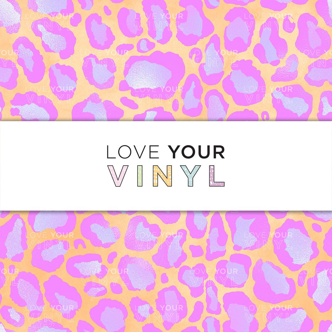 Leopard Print Patterned Vinyl LYV_978