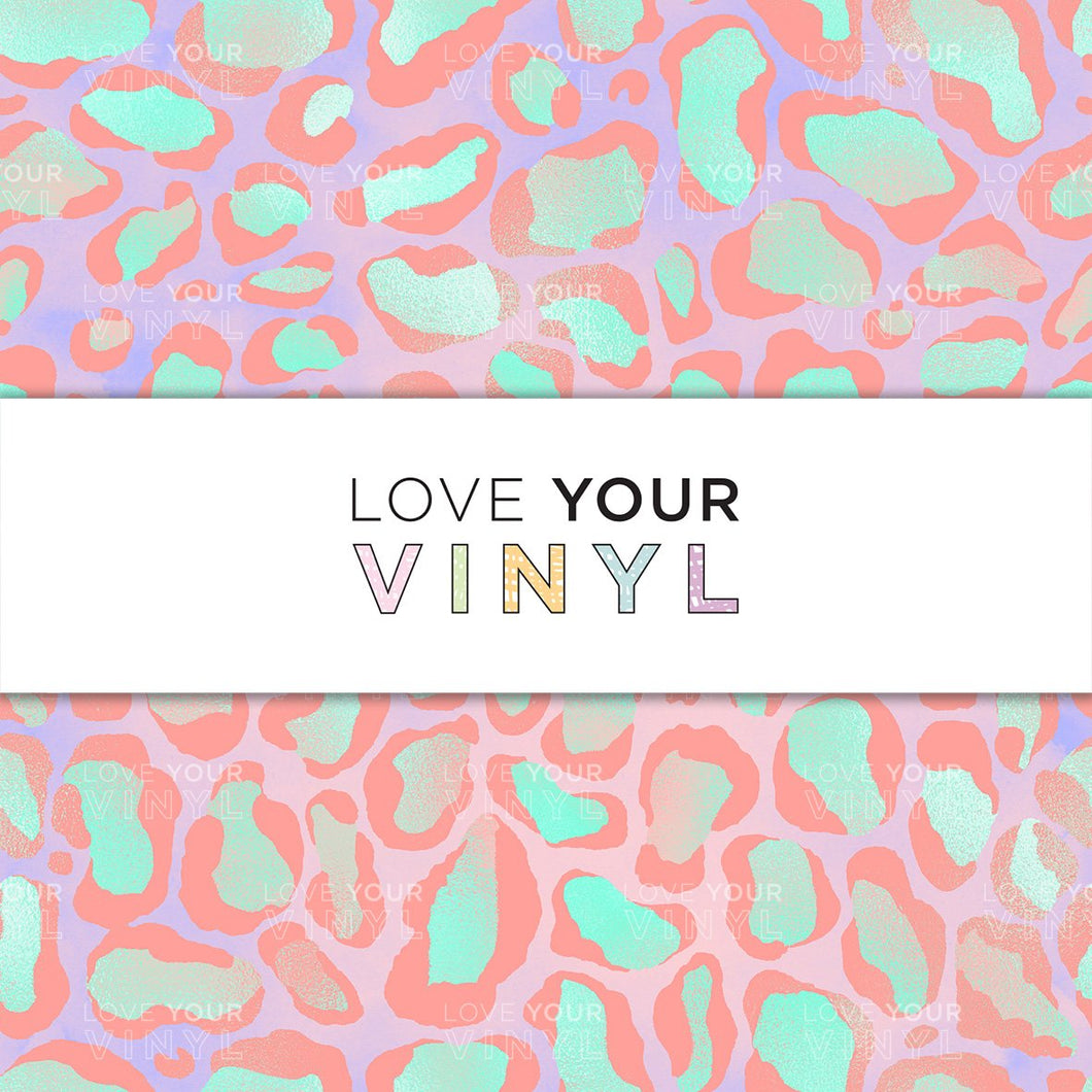 Leopard Print Patterned Vinyl LYV_980