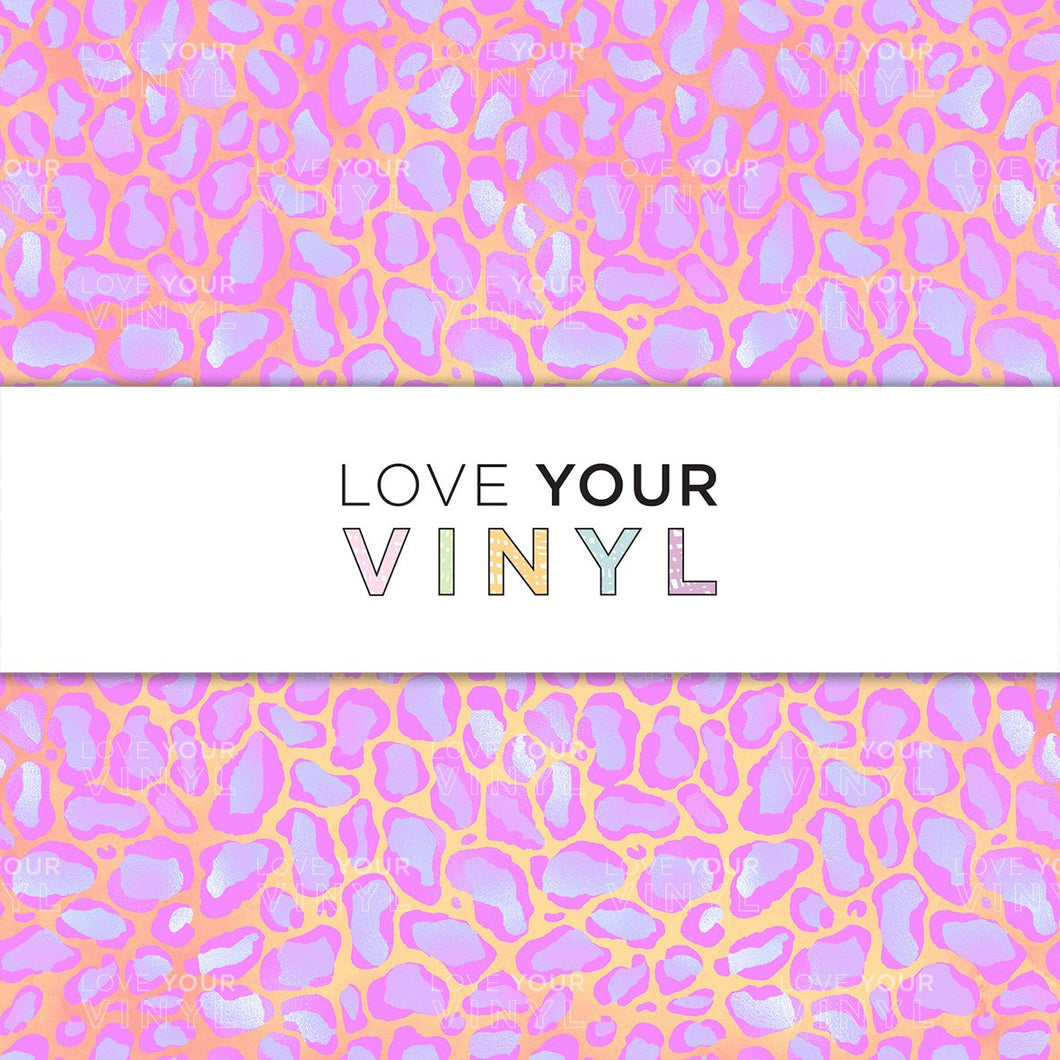 Leopard Print Patterned Vinyl LYV_983