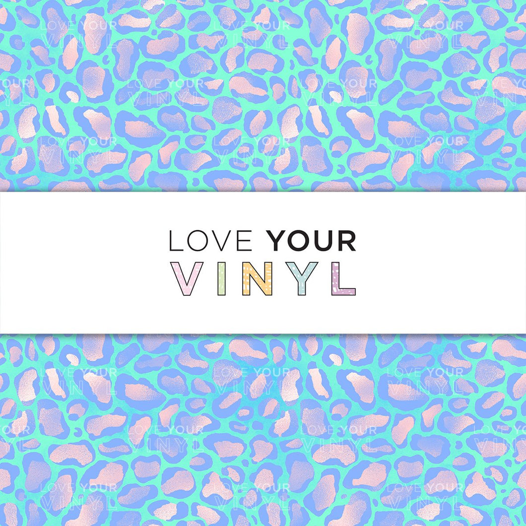 Leopard Print Patterned Vinyl LYV_986