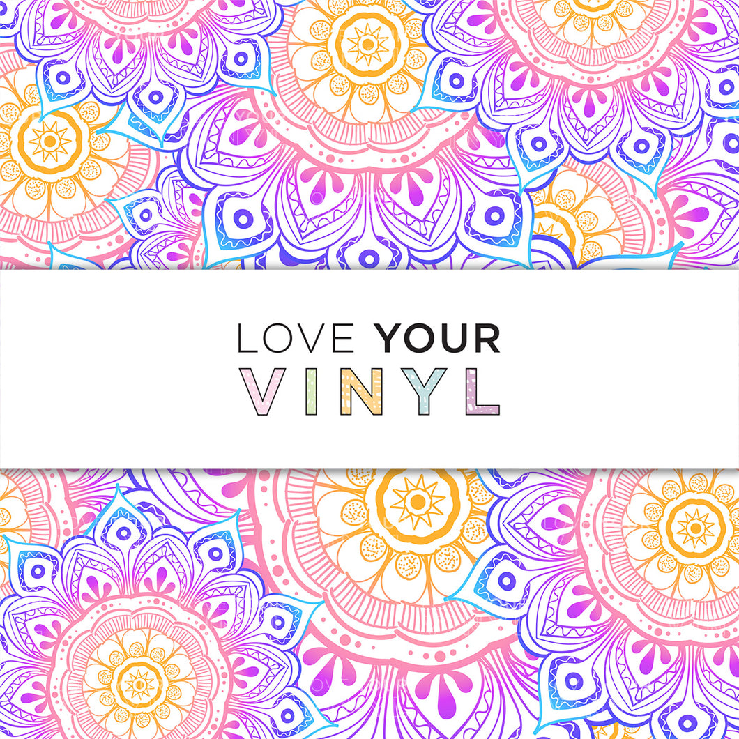 Mandala Patterned Vinyl LYV_1101