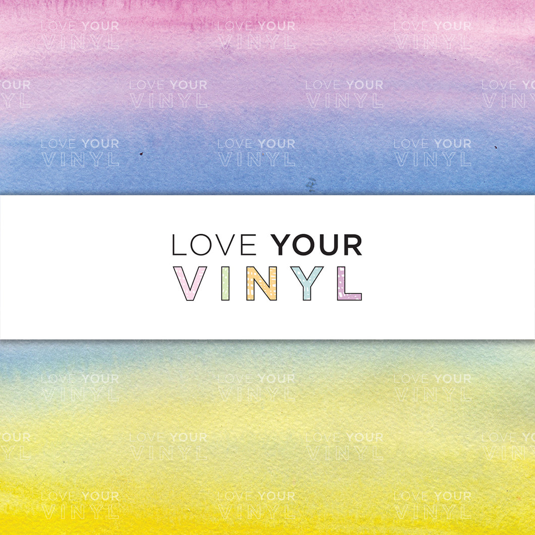 Watercolour Sunset Patterned Vinyl LYV_1201