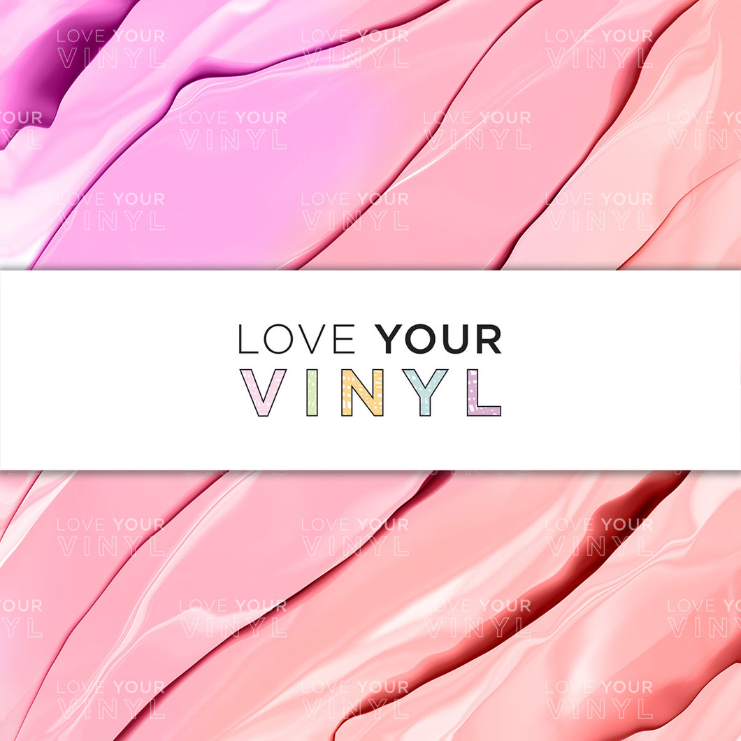 Pink Gradient Patterned Vinyl LYV_1211