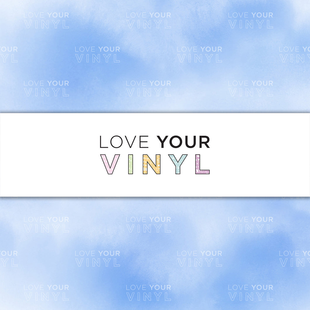 Periwinkle Watercolour Patterned Vinyl LYV_1231