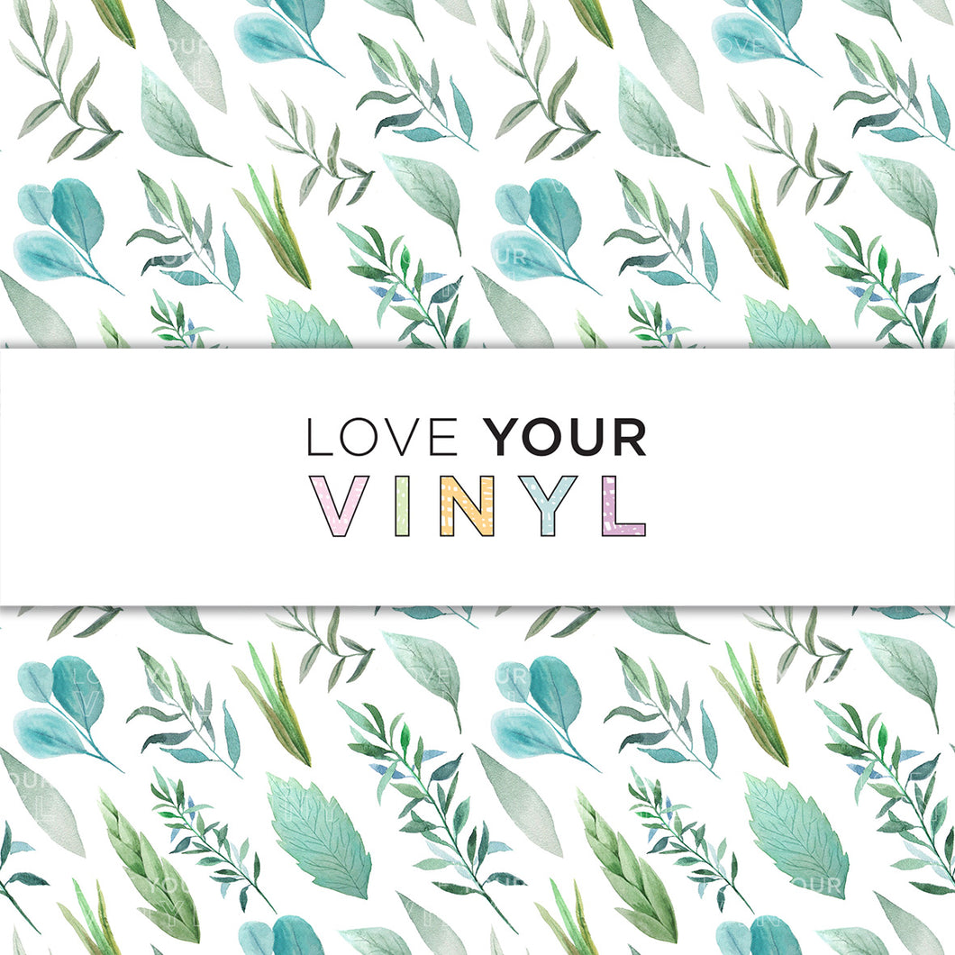 Leaves Patterned Vinyl LYV_1247