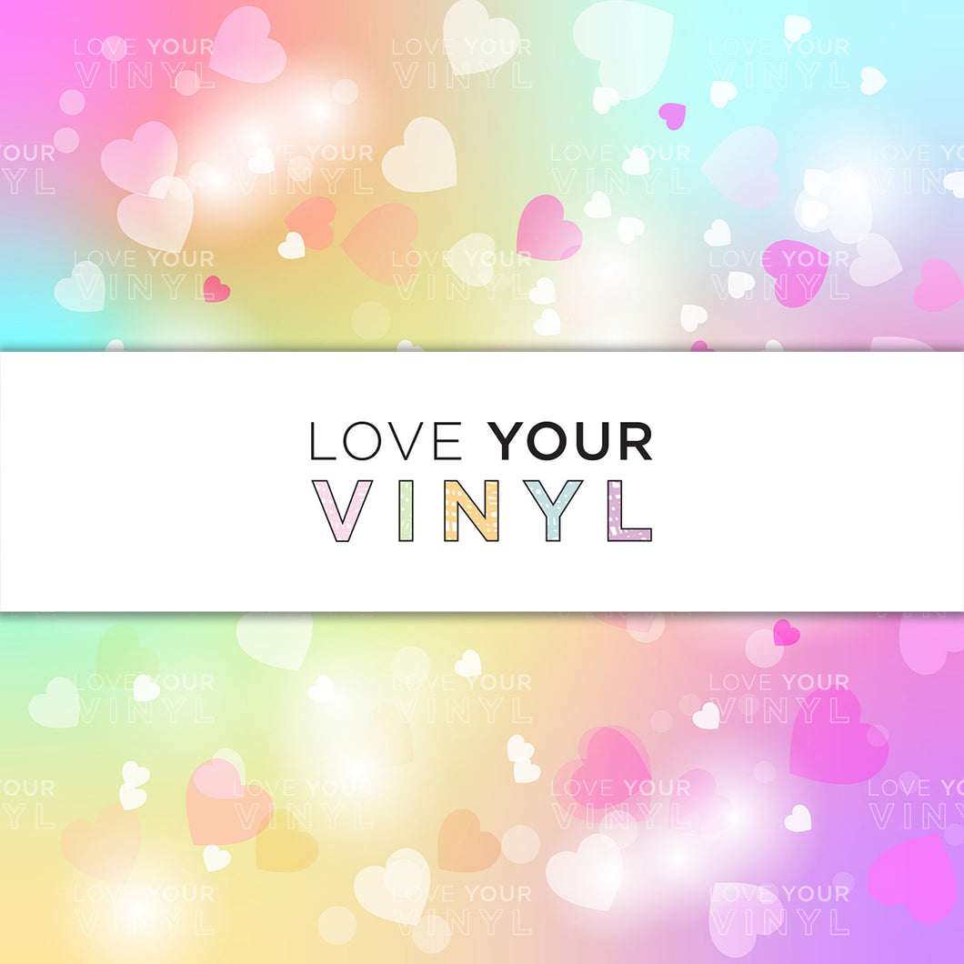 Hearts Patterned Vinyl LYV_1264