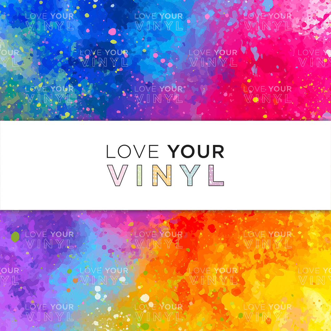 Rainbow Patterned Vinyl LYV_1273