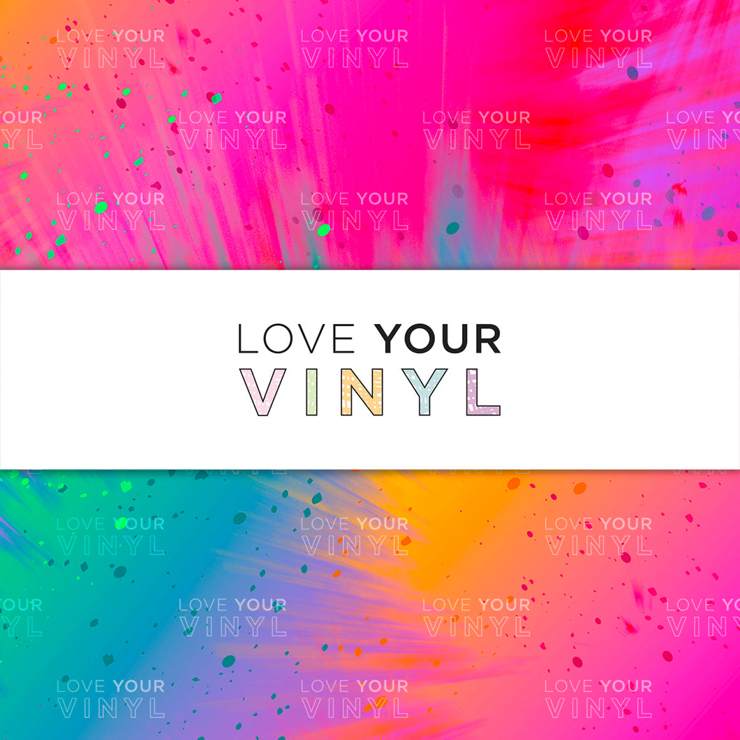 Bright Gradient Patterned Vinyl LYV_1276