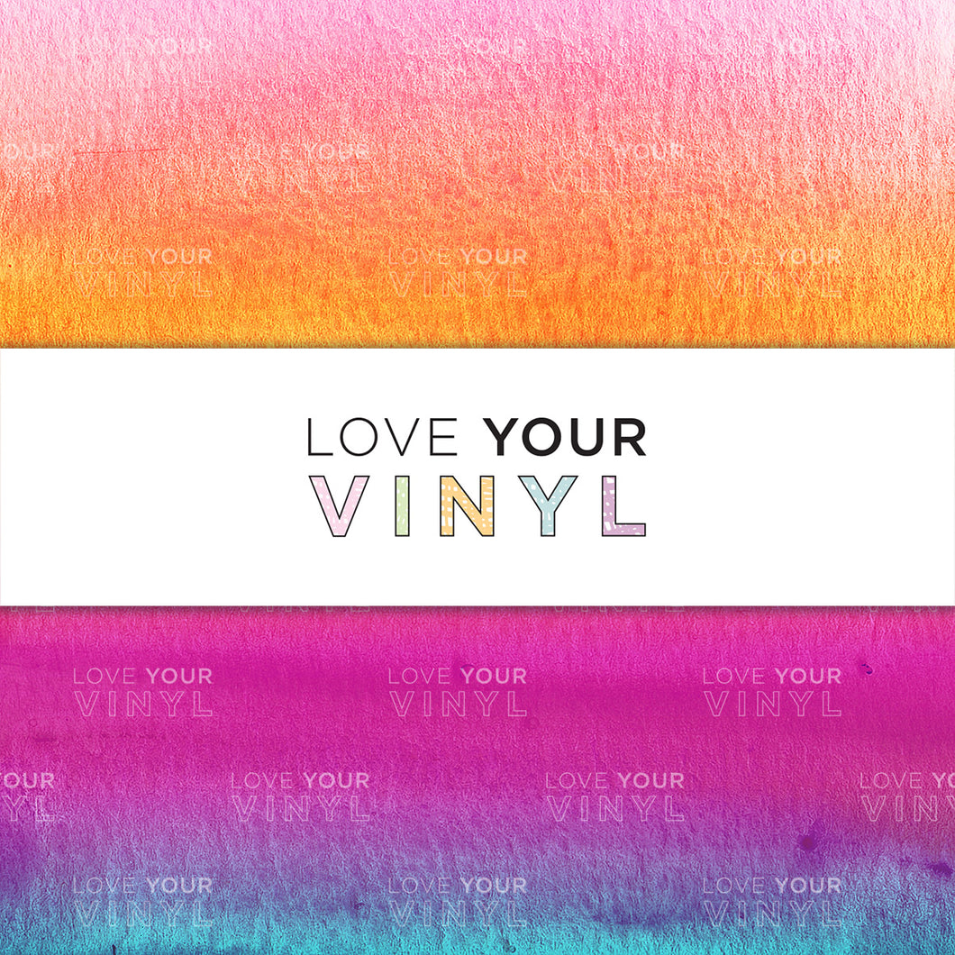 Gradient Watercolour Patterned Vinyl LYV_1290