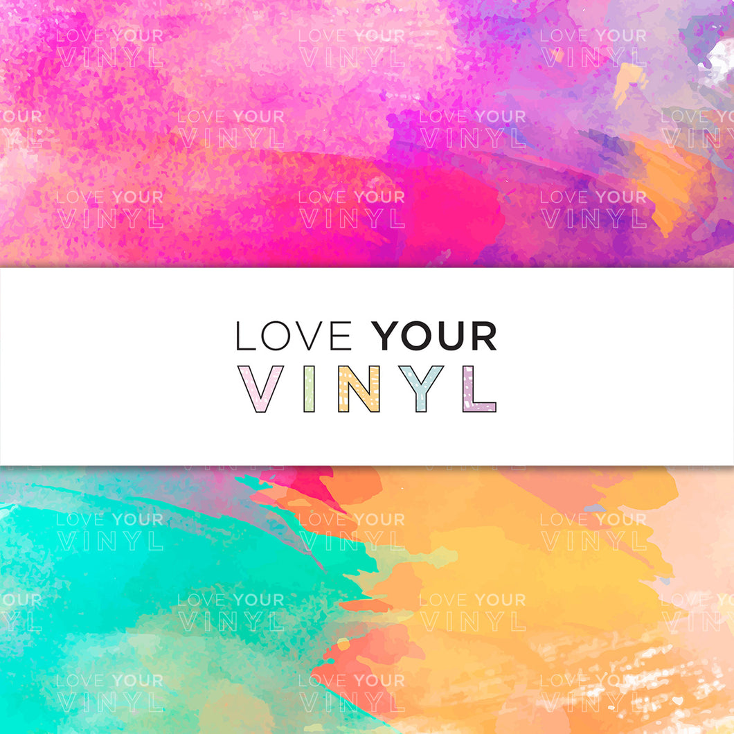 Watercolour Patterned Vinyl LYV_1299