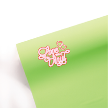 Load image into Gallery viewer, Lime Glow In The Dark Self Adhesive Craft Vinyl
