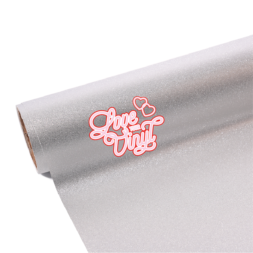 Pure Silver Shimmer Self Adhesive Craft Vinyl