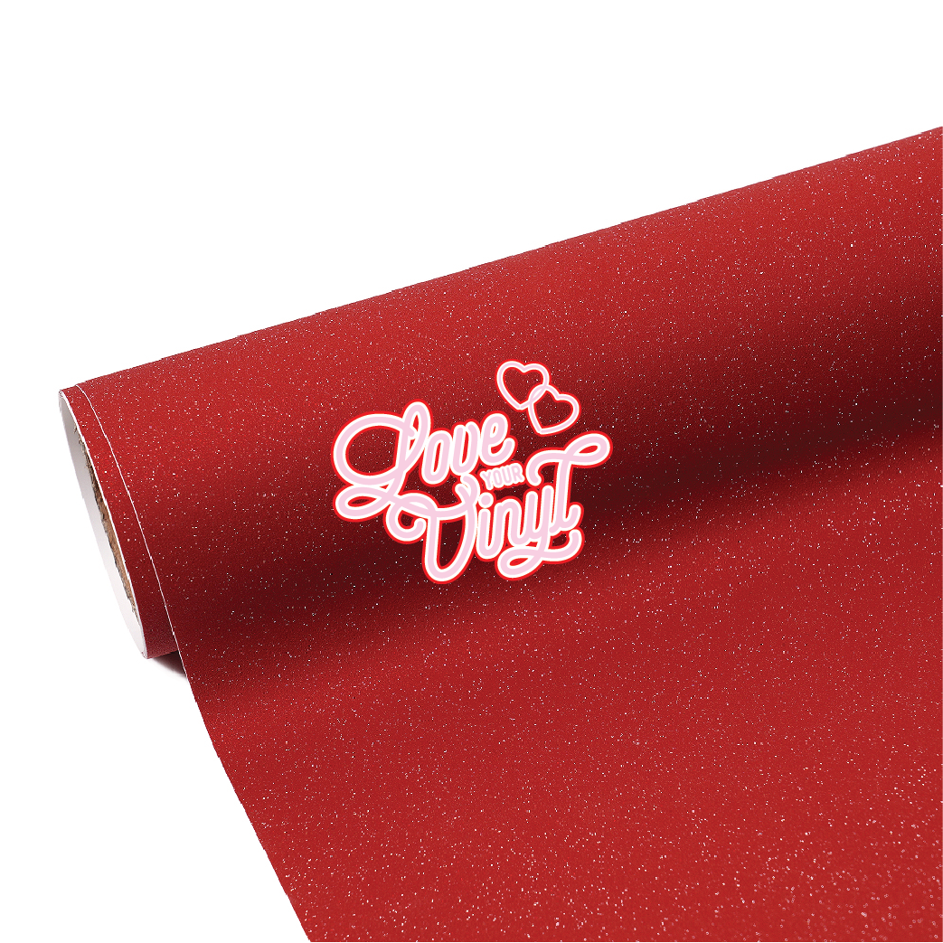 Rouge Red Shimmer Self Adhesive Craft Vinyl