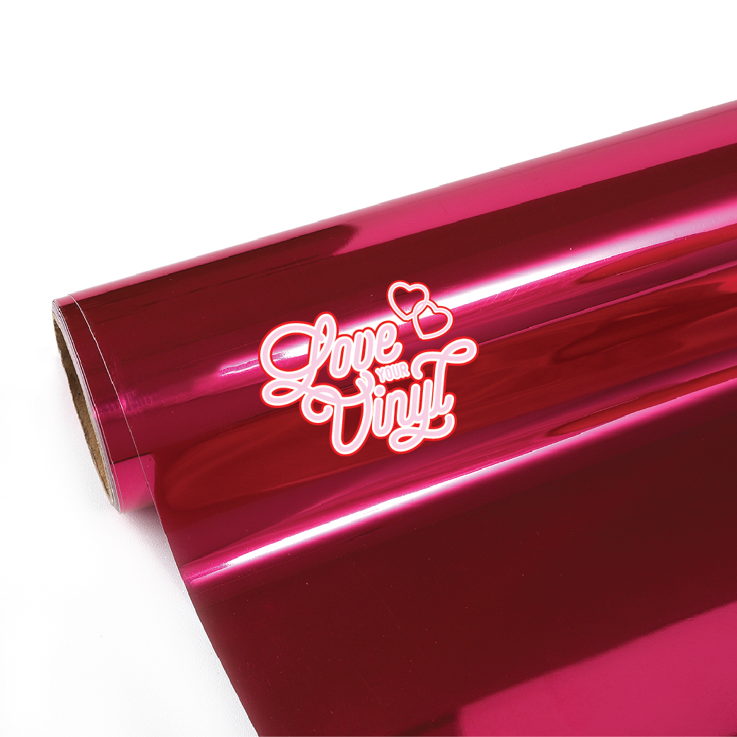 Pink Glam Mirror Chrome Self Adhesive Craft Vinyl