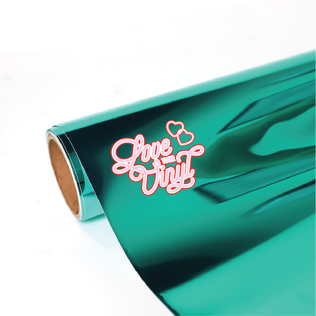 Turquoise Mirror Chrome Self Adhesive Craft Vinyl